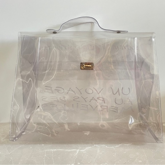 Hermes Kelly Transparent Vinyl Limited Edition bag - Picture 5 of 8